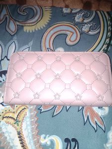 Quilted Pink Wallet
