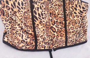 Leopard Print Corset Top