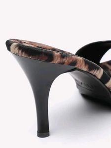 Leopard Print Stiletto Mules