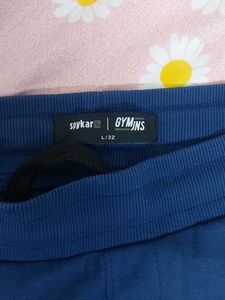 men Blue Track Pants