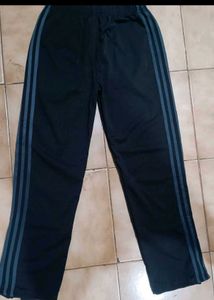 Classic Black Adidas bootcut Track Pants