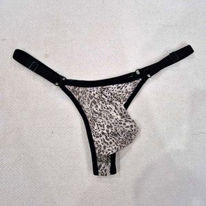 Leopard Print G-String Thong
