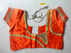 Beautiful Lace Work Saree&amp; Stiched Blouse