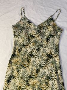 Floral Print Spaghetti Strap Dress