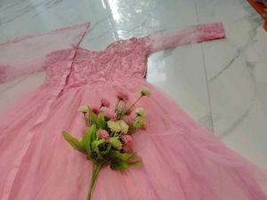 Beautiful Pink Ethnic Gown