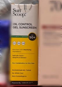 Sun Scoop Oil Control Gel Sunscreen SPF 50+