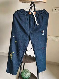 Cute Kids Denim &amp; Pink Pants