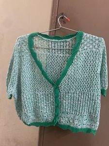 Crochet Knit Cardigan