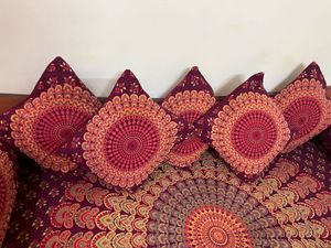 diwaan set bedsheet with cushion cover