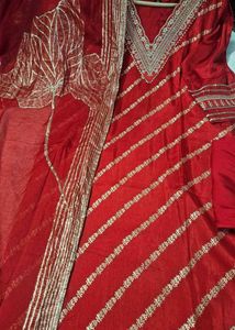 New Unused Premium Banarsi Weaving ZariWork Suit