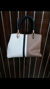 handbag with long belt