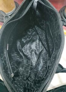 Classic Black Shoulder Bag