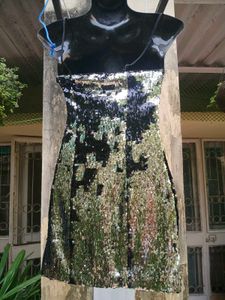 Sparkling Sequin Rose Dress