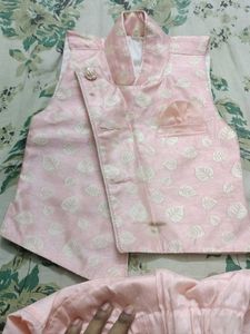Beautiful Baby Pink Ethnic Set