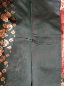Beautiful Green Brocade Saree
