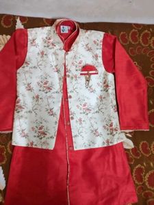 Men's Floral Nehru Jacket Set