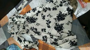 savana a line midi dress flounce sleeves