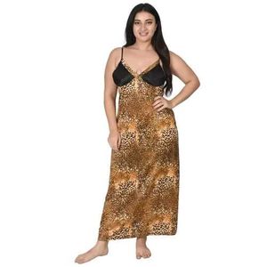 Pack of 2 Women Nighty with Robe (Gold, Black)