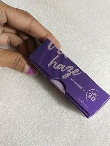 Plum Velvet Haze Matte Lipstick Spf30