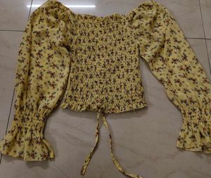 Square neck top