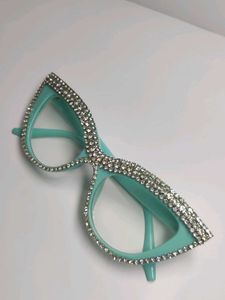Sparkling Cat-Eye Eyeglasses