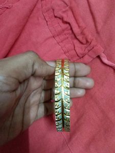 Beautiful Shining set Of  Kada With Bangles(2.8)