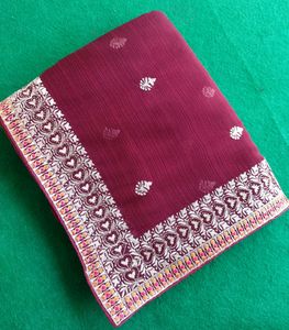 Soft Chiffon Heavy Work Saree