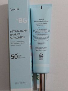 Iunik Beta-Glucan Barrier Sunscreen SPF 50+