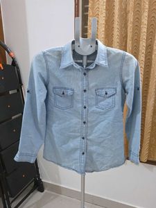 Light Wash Denim Shirt