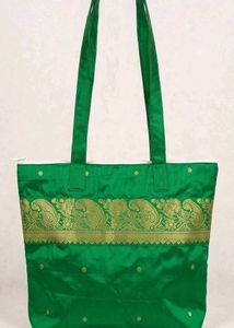 Elegant Green Tote Bag