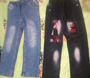 Kids Jeans - Blue & Black combo pack bundles set