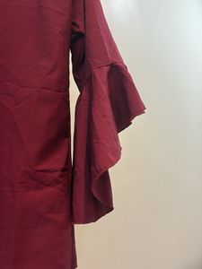 Maroon Bell Sleeve Top