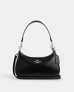 Coach Black Leather Shoulder Bag