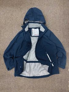 Blue Hooded Jacket