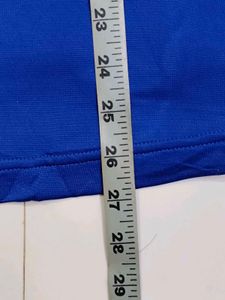 Blue Hooded Zip-Up Jacket