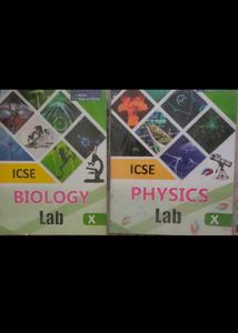 ICSE Physics, Chemistry, Biology Lab Books
