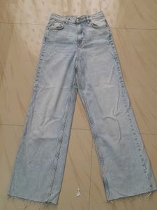 High waist denim jeans