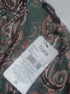 Shein Bohemian Full Tiered Sleeves Paisley Print