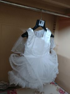 Elegant White Tulle Dress