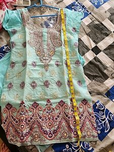 Beautiful Stitched Salwar Suit Sky Blue