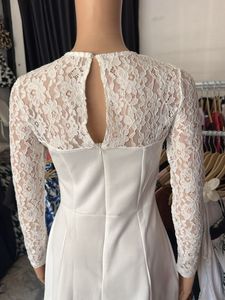 Savana Elegant White Lace Dress