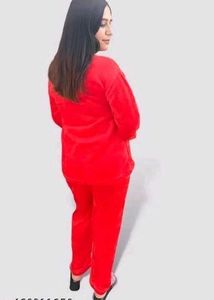 Woollen Fur Night Suit 1 Time Used Only