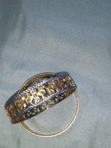 Golden Lotus Design Bangles