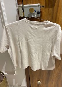 H&amp;M Cropped knitted woolen top