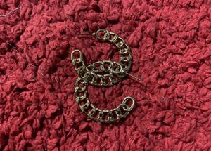 Chain Link Hoop Earrings