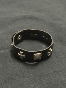 Gothic Studded Leather Bracelet