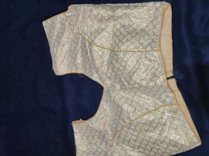 Elegant Silver Shimmer Blouse