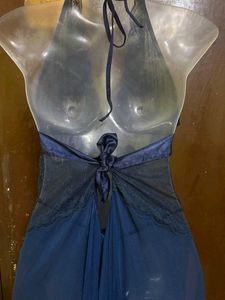 Blue Lace Nightgown