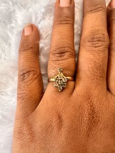 Gold Tone Statement Ring