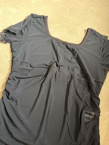 Sheer Ruched Top